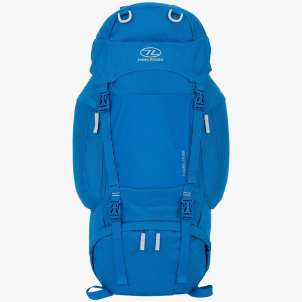 Rambler 66 Rucksack Blue RAM066-BL-FRONT