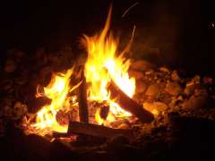 South Penquite Farm, Bodmin​ camp fire