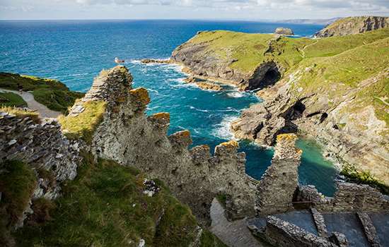 TINTAGEL CASTLE Island