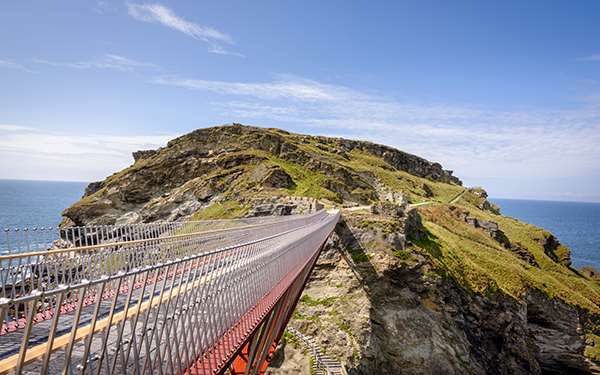 TINTAGEL CASTLE entrance