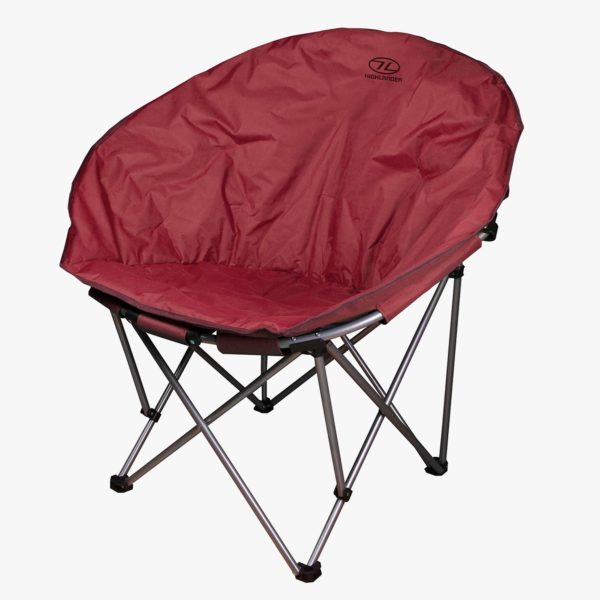 Highlander Outdoor Moon Chair Red FUR085-BR