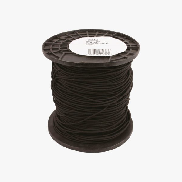 Highlander Shock Cord, Black, 2.5mm x 200m CS100
