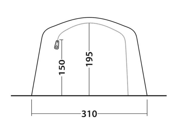 Outwell Parkdale Tent 2021 Model - Image 13