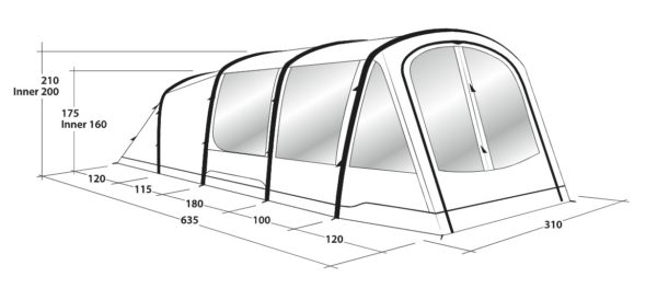 Outwell Parkdale Tent 2021 Model - Image 12