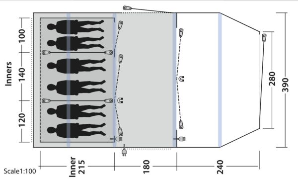 Outwell Parkdale Tent 2021 Model - Image 16