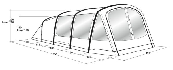 Outwell Parkdale Tent 2021 Model - Image 19
