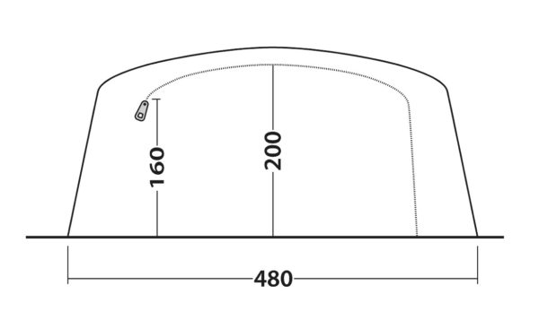 Outwell Sundale 7PA 7 Person Tent 2021 - Image 10