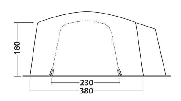 Outwell Montana 6PE 6 Person Tent 2021 - Image 11