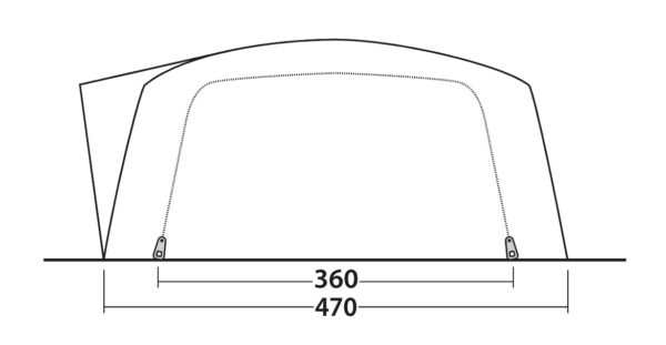 Outwell Vermont 7PE 7 Person Tent 2021 - Image 9