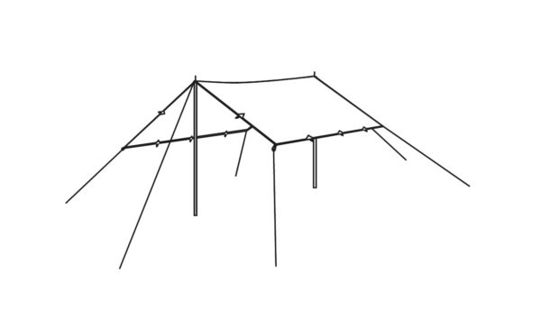 Robens Route Tarp 3 x 3 m: Versatile Shelter for Camping - Image 7