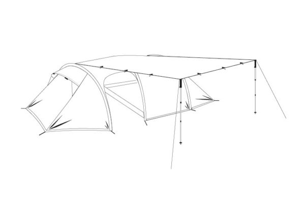 Robens Route Tarp 3 x 3 m: Versatile Shelter for Camping - Image 6