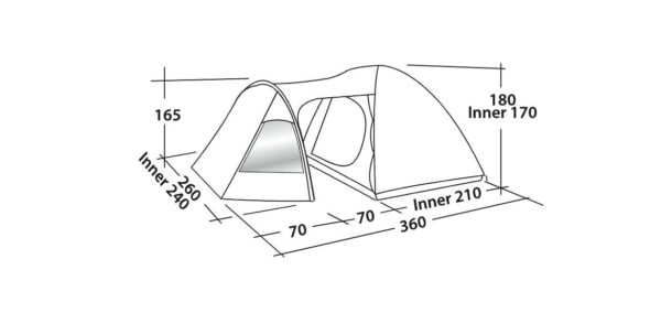 Easy Camp Blazar 400 Tent - Image 3