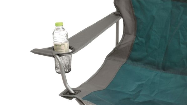 Easy Camp Arm Chair Petrol Blue close up