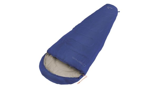 Easy Camp Cosmos Sleeping Bags in Black, Blue, and Green - Image 6