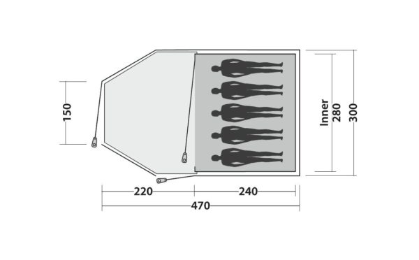 Easy Camp Eclipse 500 Tent - Image 4