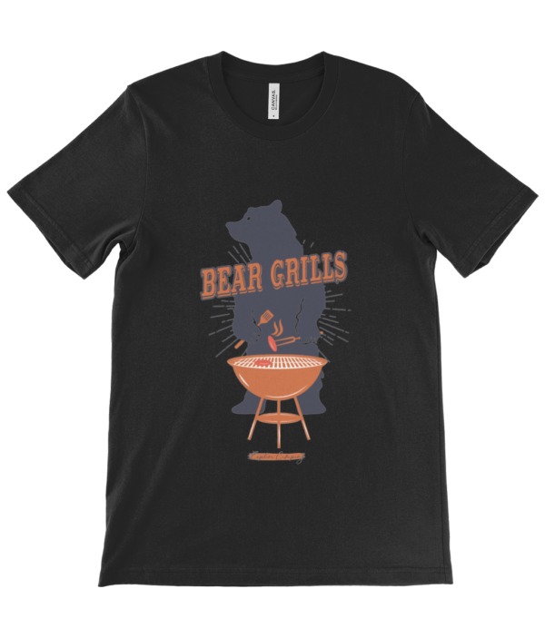 Bear Grills Canvas Unisex Crew Neck T-Shirt - Fun & Durable - Image 2