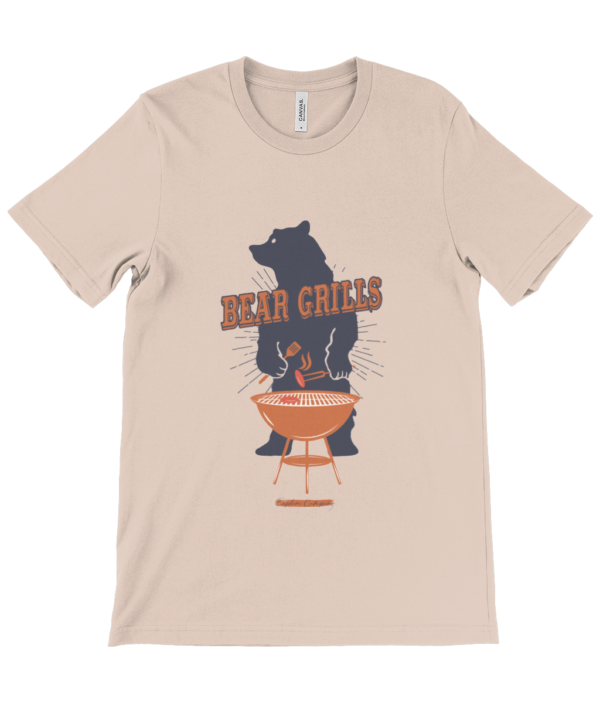 Bear Grills Canvas Unisex Crew Neck T-Shirt - Fun & Durable - Image 11