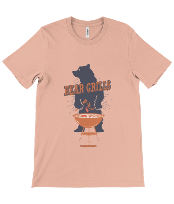 Bear Grills Canvas Unisex Crew Neck T-Shirt - Fun & Durable - Image 12