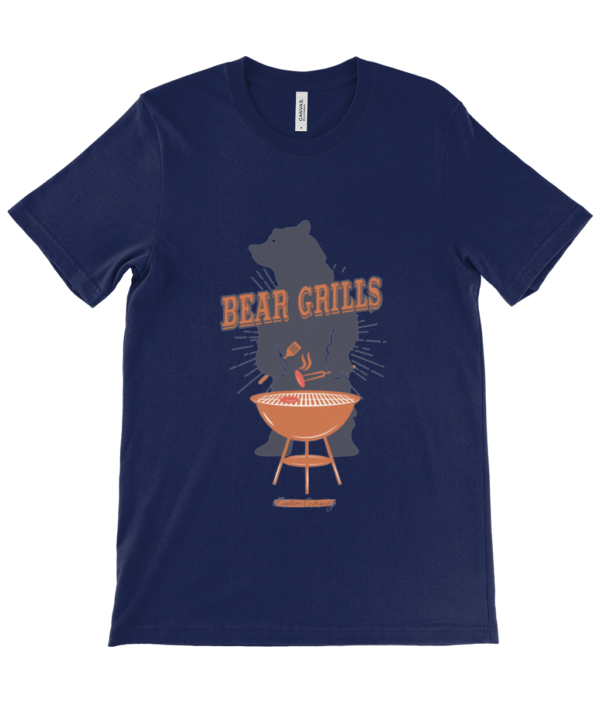 Bear Grills Canvas Unisex Crew Neck T-Shirt - Fun & Durable - Image 15
