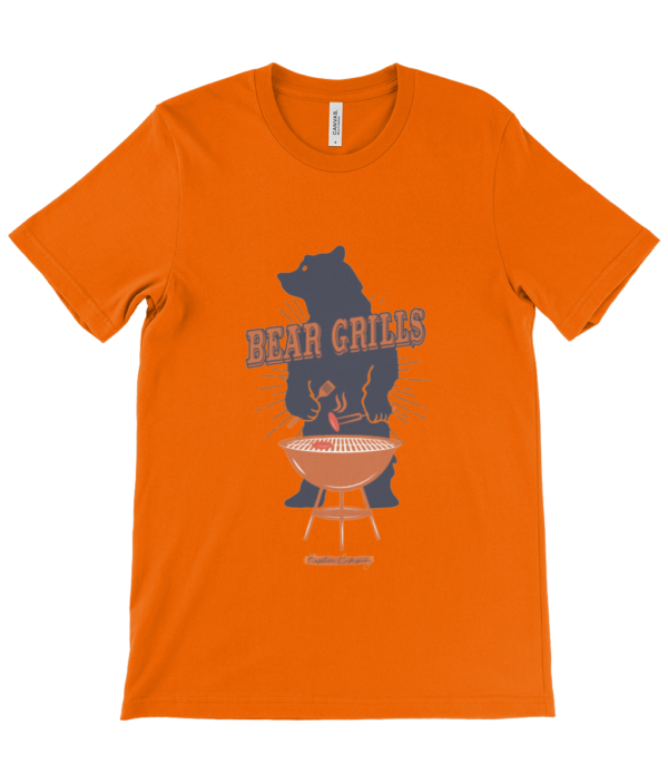 Bear Grills Canvas Unisex Crew Neck T-Shirt - Fun & Durable - Image 16