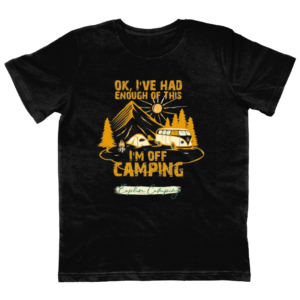 OK, I'm Off Camping' Junior Classic Jersey T-Shirt: Perfect for Young Explorers