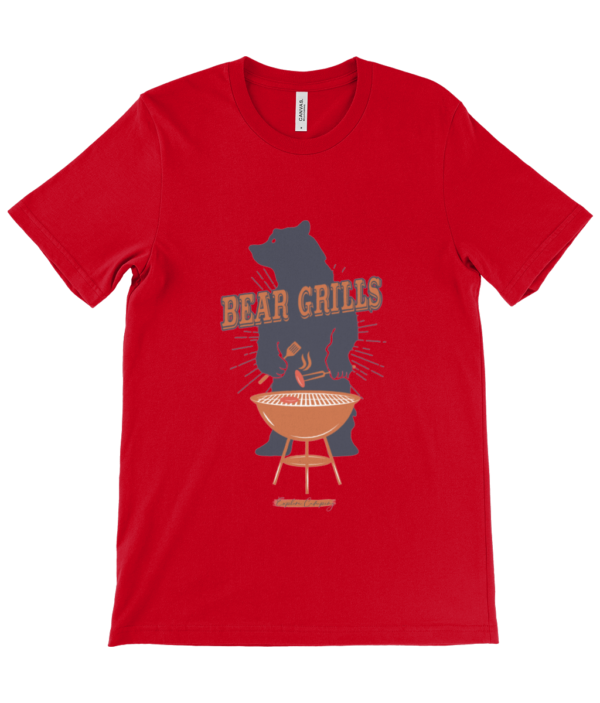 Bear Grills Canvas Unisex Crew Neck T-Shirt - Fun & Durable - Image 17