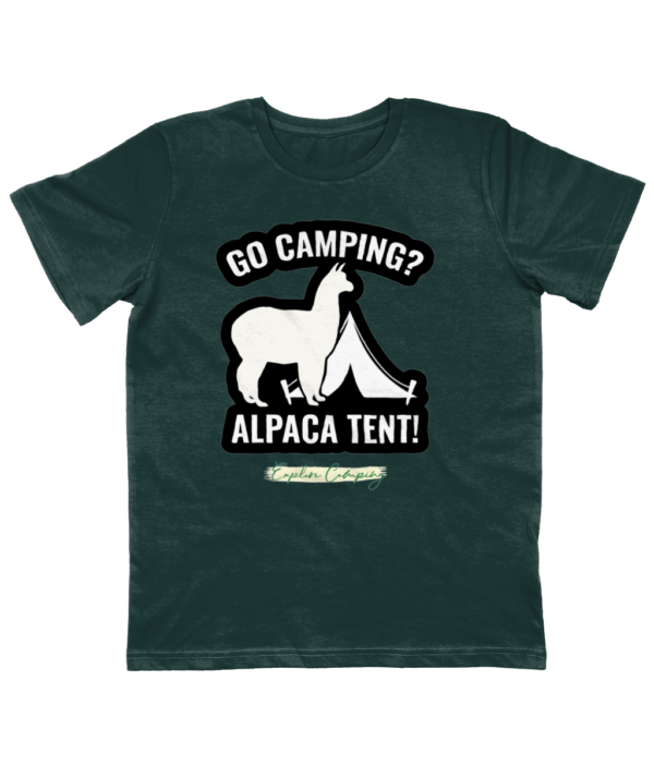 Go Camping, Alpaca' Junior Classic Jersey T-Shirt: Perfect for Young Explorers - Image 2