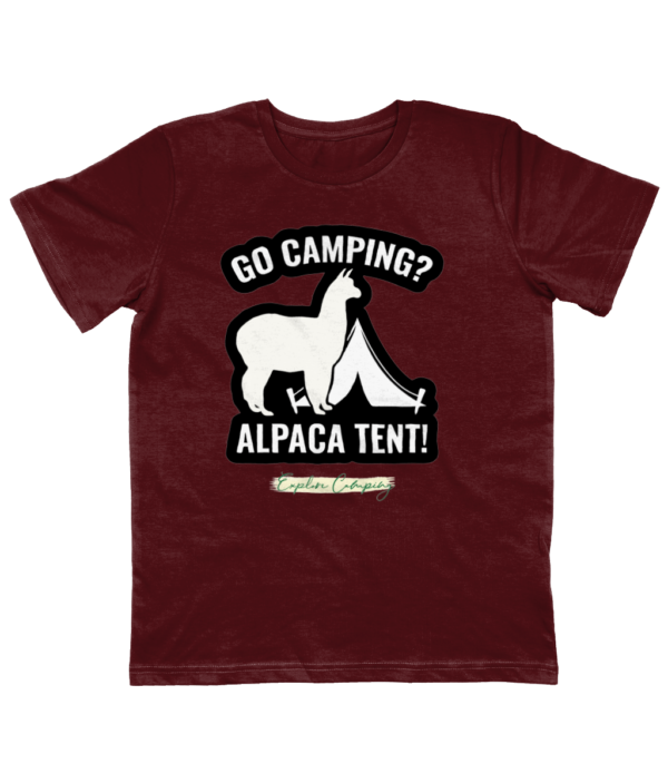 Go Camping, Alpaca' Junior Classic Jersey T-Shirt: Perfect for Young Explorers - Image 3