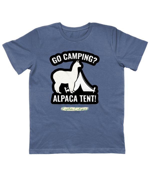 Go Camping, Alpaca' Junior Classic Jersey T-Shirt: Perfect for Young Explorers - Image 4