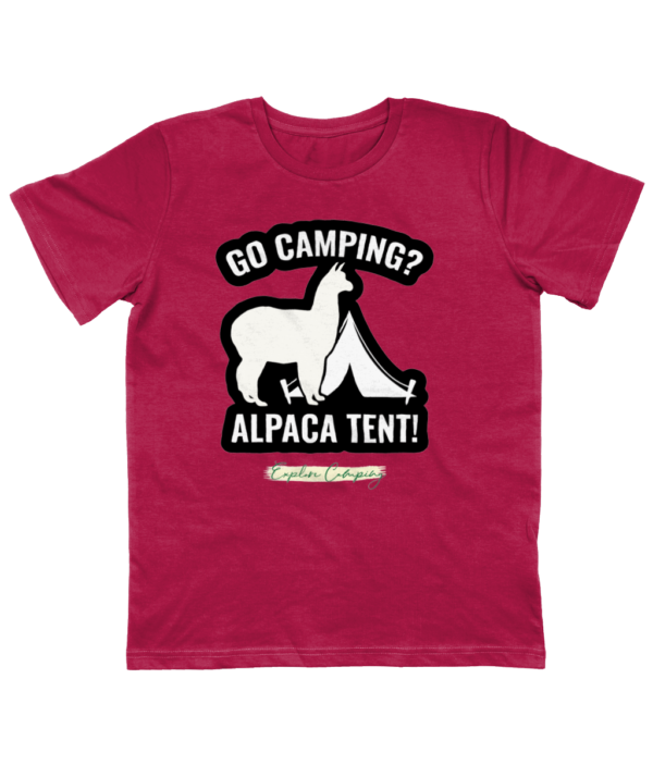 Go Camping, Alpaca' Junior Classic Jersey T-Shirt: Perfect for Young Explorers - Image 5