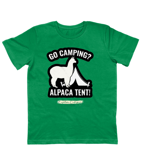 Go Camping, Alpaca' Junior Classic Jersey T-Shirt: Perfect for Young Explorers - Image 6