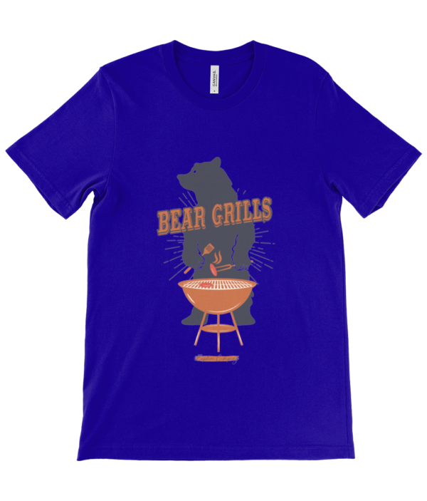 Bear Grills Canvas Unisex Crew Neck T-Shirt - Fun & Durable - Image 19