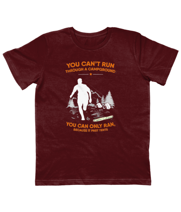 You Can't Run Through a Campground' Junior T-Shirt: Perfect for Young Explorers - Image 3
