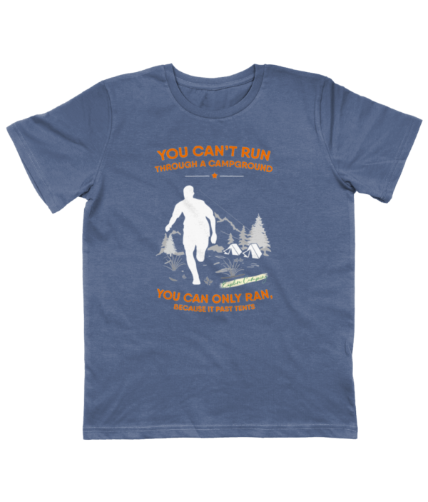 You Can't Run Through a Campground' Junior T-Shirt: Perfect for Young Explorers - Image 4