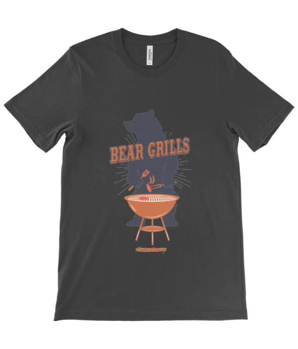 Bear Grills Canvas Unisex Crew Neck T-Shirt - Fun & Durable - Image 4