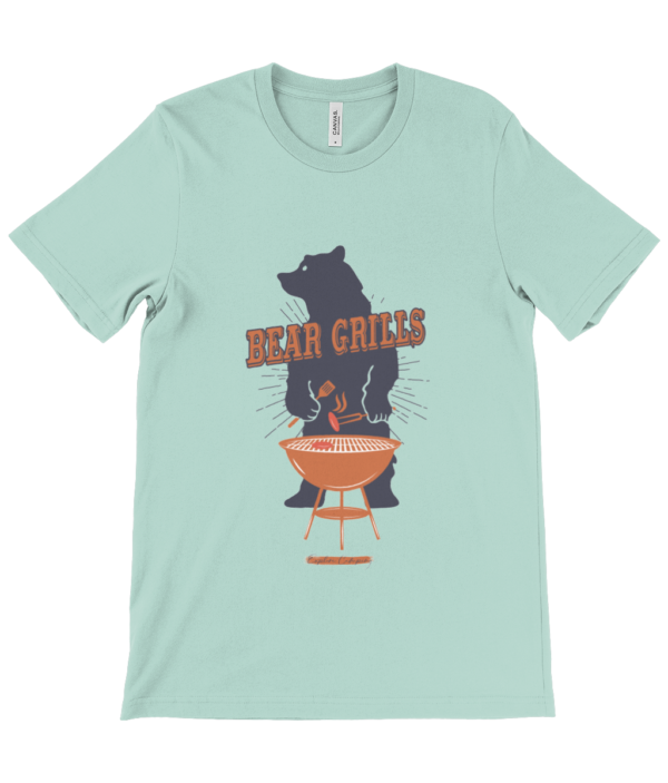 Bear Grills Canvas Unisex Crew Neck T-Shirt - Fun & Durable - Image 5