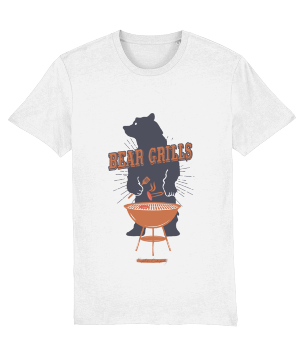 Bear Grills Creator Vegan T-Shirt - Organic Cotton, Humorous Design