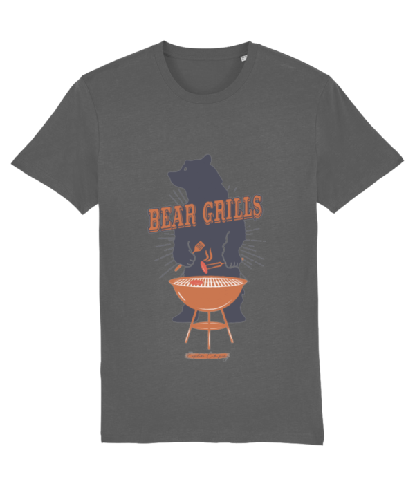 Bear Grills Creator Vegan T-Shirt - Organic Cotton, Humorous Design - Image 2