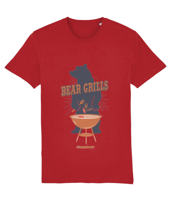 Bear Grills Creator Vegan T-Shirt - Organic Cotton, Humorous Design - Image 5
