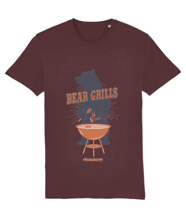 Bear Grills Creator Vegan T-Shirt - Organic Cotton, Humorous Design - Image 6