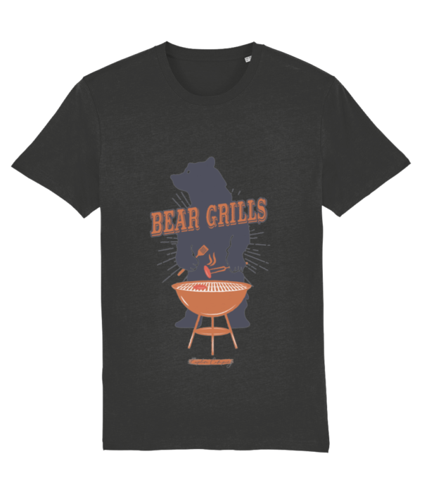 Bear Grills Creator Vegan T-Shirt - Organic Cotton, Humorous Design - Image 8