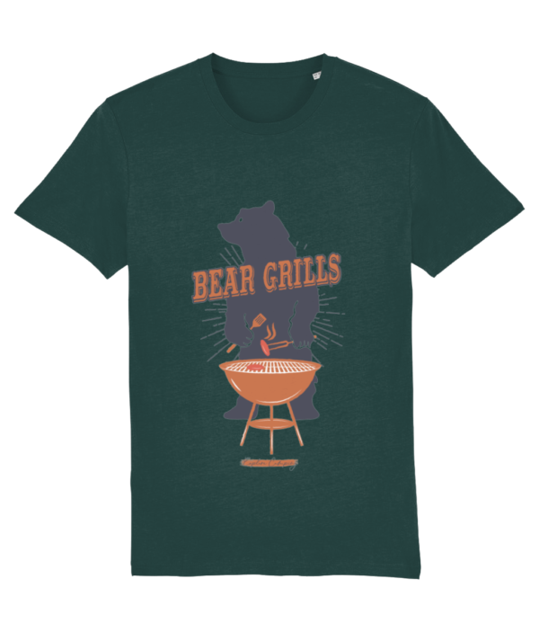 Bear Grills Creator Vegan T-Shirt - Organic Cotton, Humorous Design - Image 9