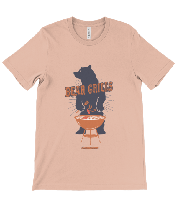 Bear Grills Canvas Unisex Crew Neck T-Shirt - Fun & Durable - Image 6