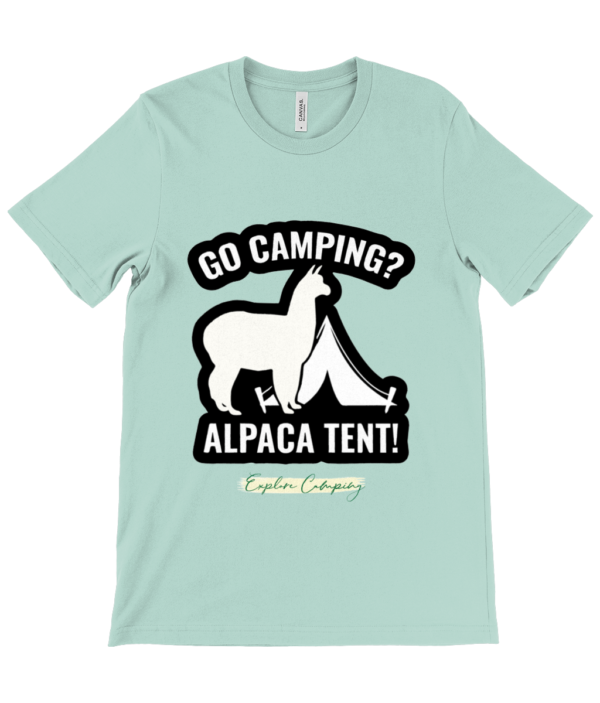 Go Camping Alpaca Tent Crew Neck T-Shirt - Stylish & Comfy - Image 5