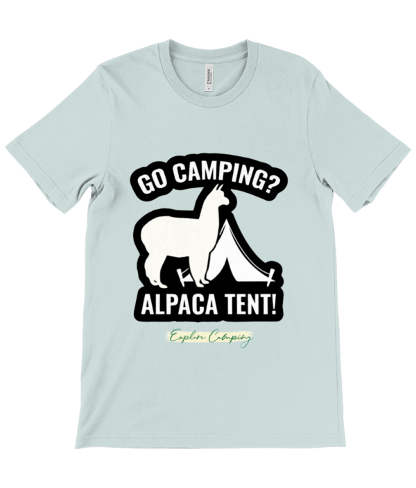 Go Camping Alpaca Tent Crew Neck T-Shirt - Stylish & Comfy - Image 7
