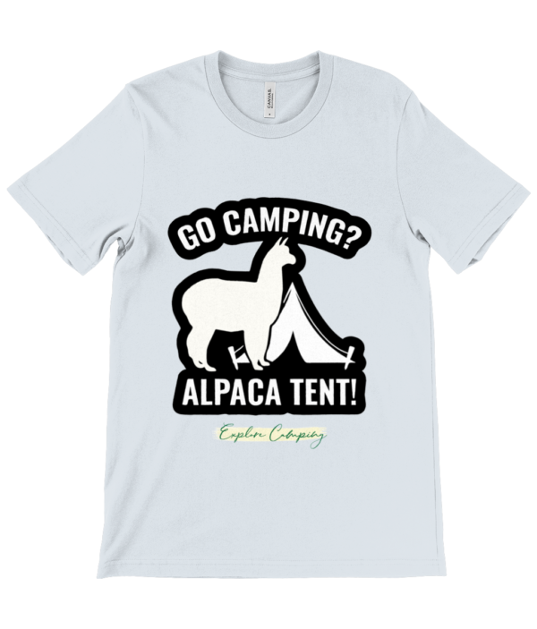 Go Camping Alpaca Tent Crew Neck T-Shirt - Stylish & Comfy - Image 8