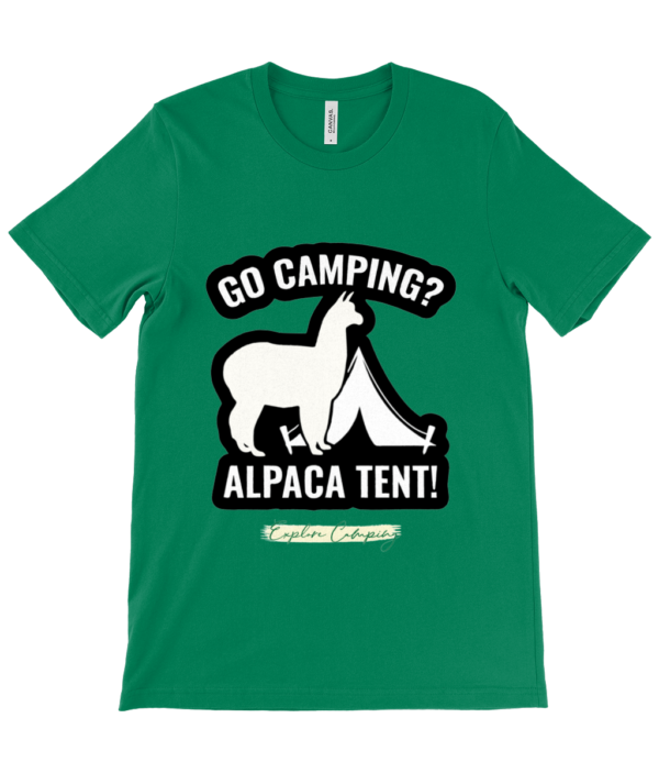 Go Camping Alpaca Tent Crew Neck T-Shirt - Stylish & Comfy - Image 13
