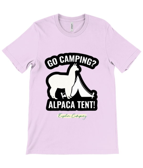 Go Camping Alpaca Tent Crew Neck T-Shirt - Stylish & Comfy - Image 18