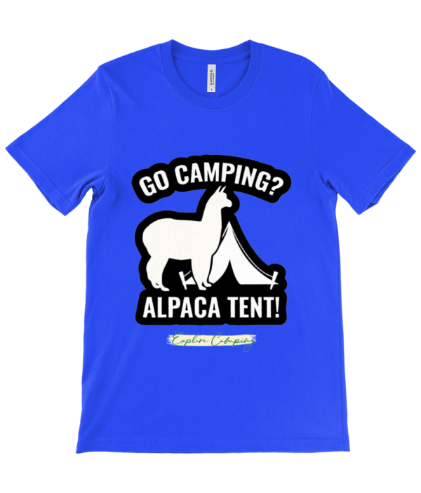 Go Camping Alpaca Tent Crew Neck T-Shirt - Stylish & Comfy - Image 20