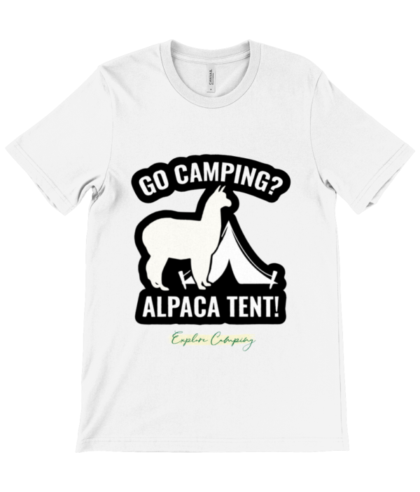 Go Camping Alpaca Tent Crew Neck T-Shirt - Stylish & Comfy - Image 21